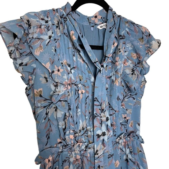 Walter Baker Jayda Ruffled Floral High-low Dress Size 2 - Picture 4 of 16